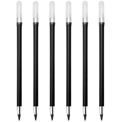 1/6 db Infinity ceruza, újrafelhasználható, tintamentes, élesítés nélküli ceruza művészeti rajzok írásához, vázlatfestéshez, helyhez kötött irodai tanszerek