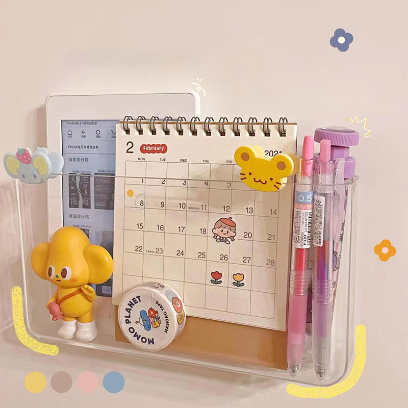 Διαφανές επιτοίχιο κουτί αποθήκευσης Επιτοίχιο χωρίς διάτρηση Ράφια κομοδίνο