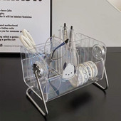 MINKYS Kawaii forró tolltartó sminktároló doboz asztali rendszerező iskolai irodaszerek