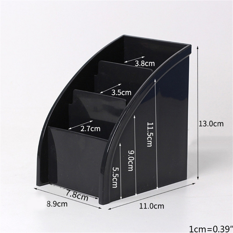Műanyag TV távirányító tároló tartó Mobiltelefon tartó állvány Mosható otthoni irodai tárolódobozok asztali tároló tok
