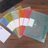 A4-es átlátszó pattintható irattartó táska Diák teszt papírzacskó 11 lyukú kártyakártya névjegykártya irattáska irattartó termékek