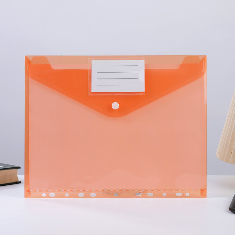 A4-es átlátszó pattintható irattartó táska Diák teszt papírzacskó 11 lyukú kártyakártya névjegykártya irattáska irattartó termékek