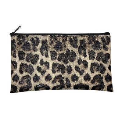 Чанта за банкови депозити с цип Офис продукти PU кожена торбичка за пари и монети Полезна чанта Банкови пликове с цип