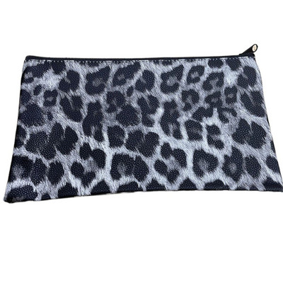 Чанта за банкови депозити с цип Офис продукти PU кожена торбичка за пари и монети Полезна чанта Банкови пликове с цип