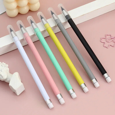 Infinity Pencil Set Erasable Unlimited Pencils Eternal Writing HB No Sharpening Kawaii Stationery Cute School Supplies