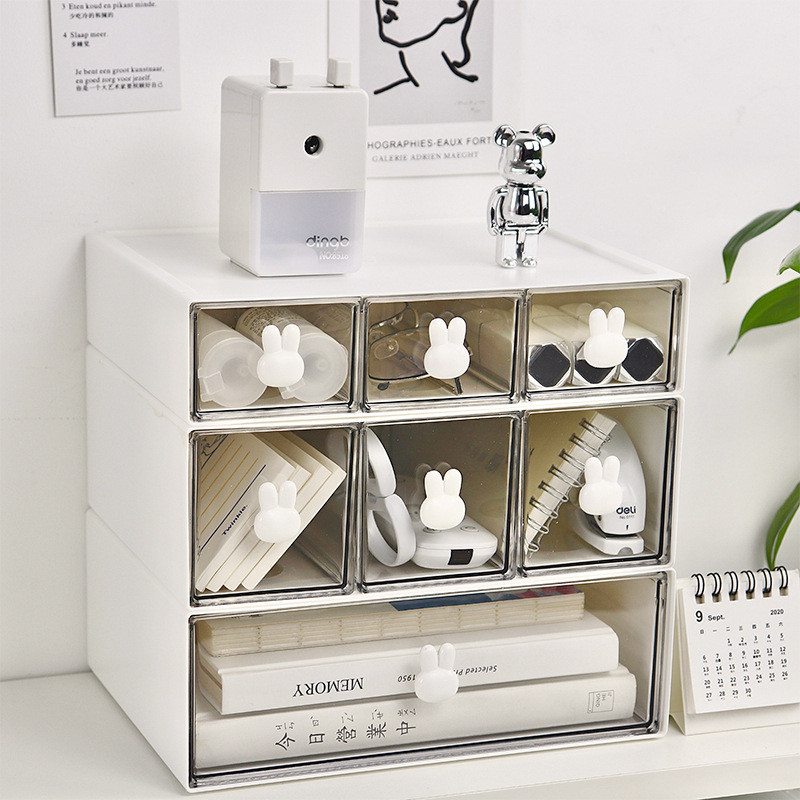 Kutija za pohranu pisaćih potrepština za stolno računalo, organizator u stilu prozirne ladice, držač za olovke, uredske kutije za pohranu raznih stvari, organizatori za dom
