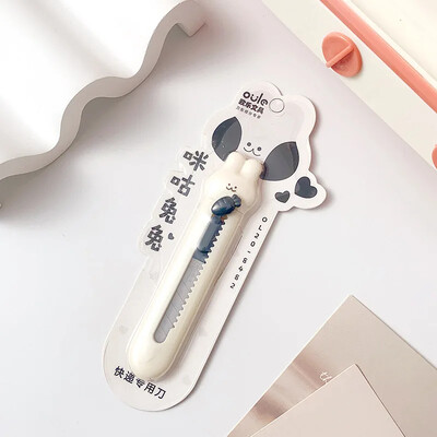 1 PC Mini Lovely Utility Knife Kawai Piggy Rabbit Cutter Box Lovely Stationery Πτυσσόμενο μαχαίρι Χαριτωμένο χαρτοκόπτη Μαθητικές προμήθειες