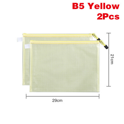 2 db/tétel Írószer tároló mappa irathálós cipzáras tasak A4/B5 irattáska zseb mappák tárolótáskák iskolai irodaszerek