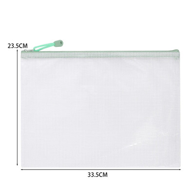 Мрежести чанти с цип A4 Чанти с цип Водоустойчиви чанти за писма Чанти за съхранение на файлове за училище Пъзел Настолни игри Офис консумативи