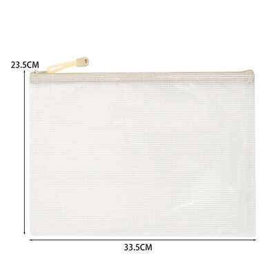 Мрежести чанти с цип A4 Чанти с цип Водоустойчиви чанти за писма Чанти за съхранение на файлове за училище Пъзел Настолни игри Офис консумативи