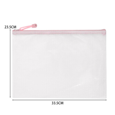 Мрежести чанти с цип A4 Чанти с цип Водоустойчиви чанти за писма Чанти за съхранение на файлове за училище Пъзел Настолни игри Офис консумативи