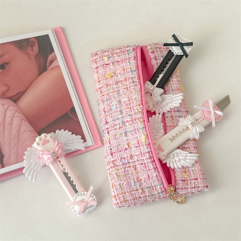 Μαχαίρι Cat Paw Utility Knife DIY Bowknot Style Compact Open Box Cutter Ελαφρύ, εξαιρετικό ανοιχτήρι φακέλων