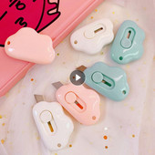 Cute Rabbit Cloud Color Mini Portable Utility Knife Paper Cutter Χαρτί κοπής Razor Blade Χαρτικά Γραφείου Προμήθειες κοπής
