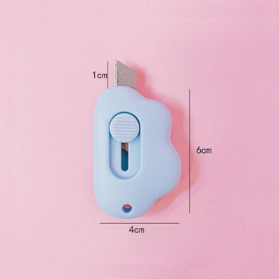 Cute Rabbit Cloud Color Mini Portable Utility Knife Paper Cutter Χαρτί κοπής Razor Blade Χαρτικά Γραφείου Προμήθειες κοπής