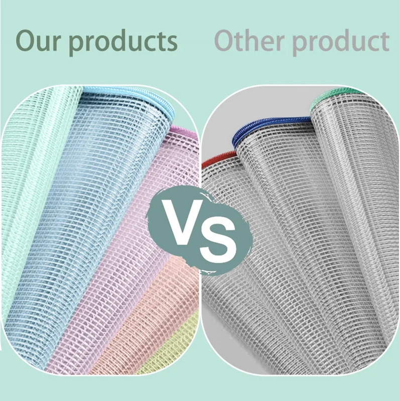 5 τμχ Πολύχρωμες τσέπες με φερμουάρ με φερμουάρ Αδιάβροχο φάκελος με φερμουάρ Α4 Σχολικά είδη γραφείου Τσάντα αποθήκευσης Etui