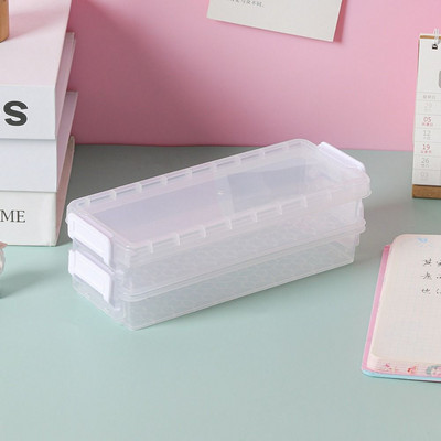 Kreativna dvoslojna višenamjenska pernica velikog kapaciteta, kutija za naočale, stolna kutija za pohranu, kutija za pisma