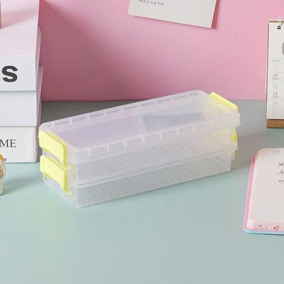 Kreativna dvoslojna višenamjenska pernica velikog kapaciteta, kutija za naočale, stolna kutija za pohranu, kutija za pisma