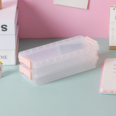 Kreativna dvoslojna višenamjenska pernica velikog kapaciteta, kutija za naočale, stolna kutija za pohranu, kutija za pisma