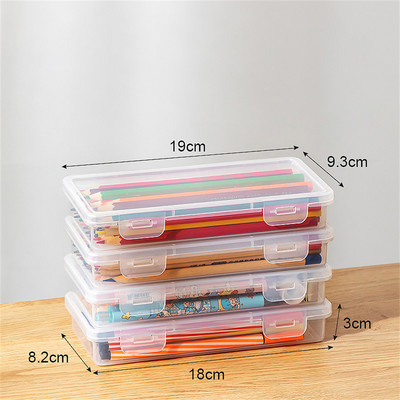 Átlátszó doboz Rajzceruzák Vázlatdoboz Vázlatkészítő készlet Pro Art Sketch Kellékek Faszén Gyúrt radír hosszabbító tolltartó