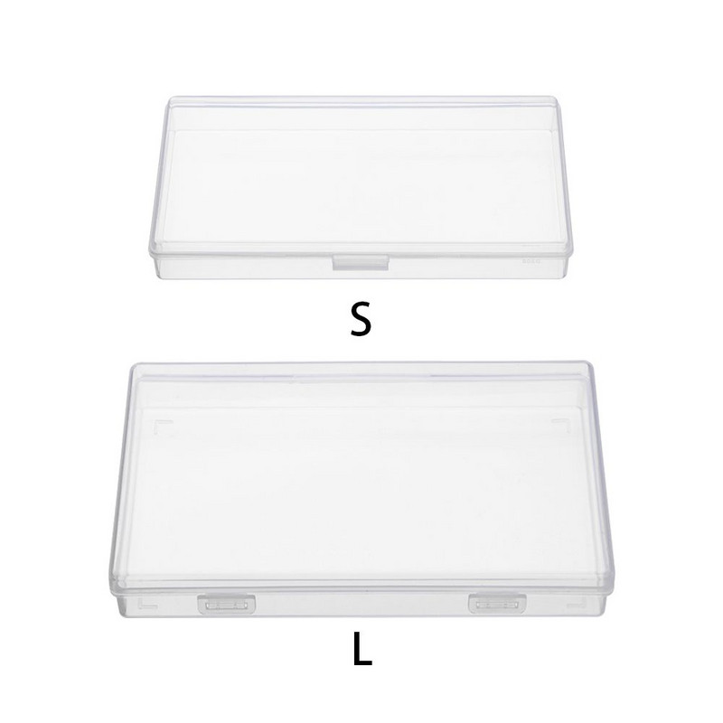 Veliki i srednji stolni organizator naljepnica Kutija za pohranu Plastična kutija za olovke Prozirna stolna kutija za pohranu Školski uredski pribor
