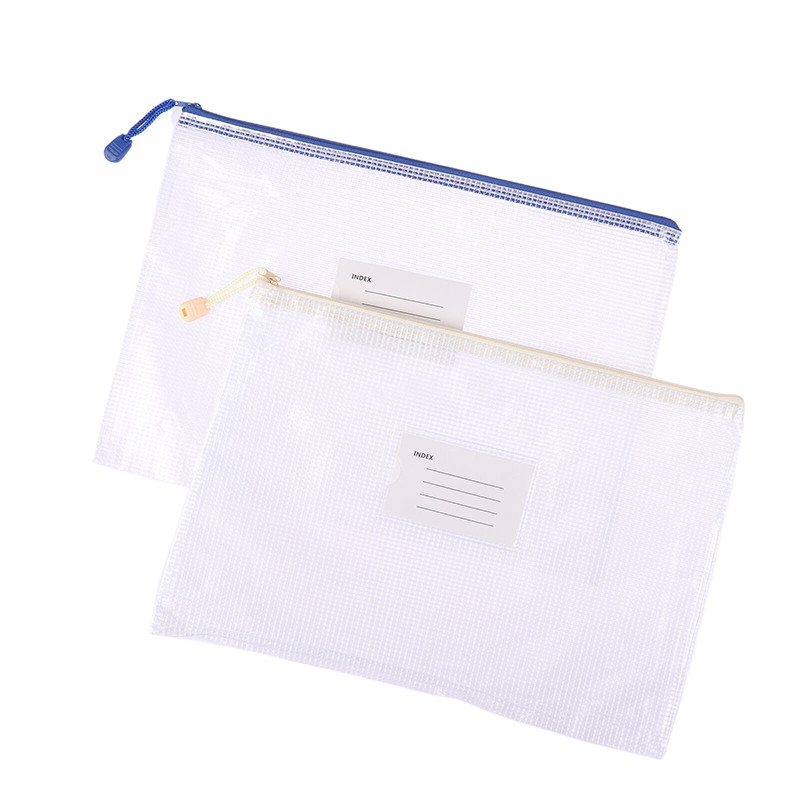 Πλαστική τσάντα με φερμουάρ 1 τεμ. Α4 Τσάντα με φερμουάρ Διχτυωτό φινίρισμα Τσάντα με διχτυωτό φερμουάρ για σχολικό γραφείο Οικογενειακή τσάντα αποθήκευσης ταξιδιού