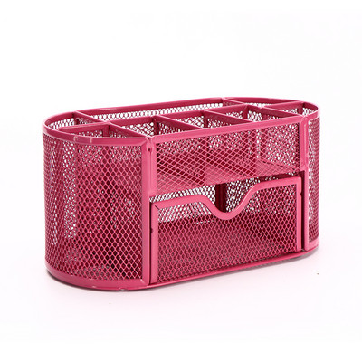 9 Odlagalište Višenamjenski stolni organizator Mrežasti metalni držač za olovke Spremnik za pisaći pribor Blagajna Školski pribor Pribor