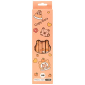 12 τμχ/Σετ Capybara Cute Kawaii Cartoon Μολύβι HB Σκίτσο Είδη Ζωγραφικής Γραφικής ύλης Μαθητικής Σχολής δώρο για την ημέρα των παιδιών