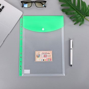 1 Pc Binder Cash Envelopes Binder Cash Envelopes Binder Διάτρητες τσέπες Loose Leaf Files Envelope Bags Organizer εγγράφων