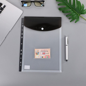 1 Pc Binder Cash Envelopes Binder Cash Envelopes Binder Διάτρητες τσέπες Loose Leaf Files Envelope Bags Organizer εγγράφων