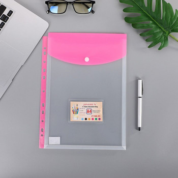 1 Pc Binder Cash Envelopes Binder Cash Envelopes Binder Διάτρητες τσέπες Loose Leaf Files Envelope Bags Organizer εγγράφων