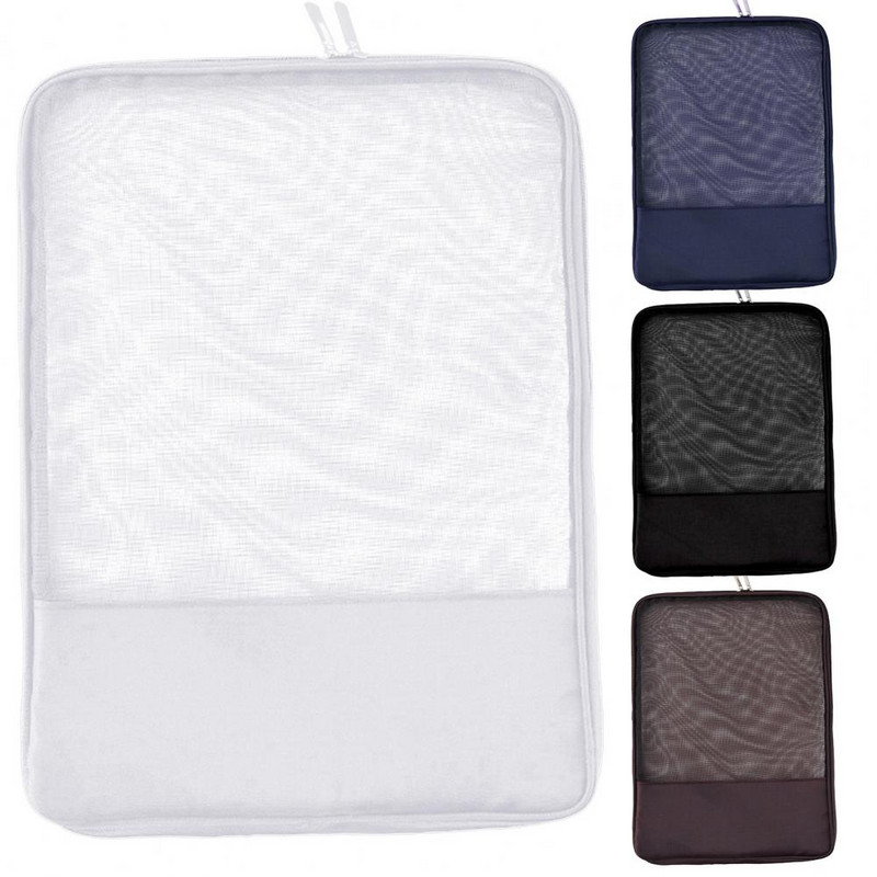 Τσάντα εγγράφων Διαφανές φερμουάρ Α4 Συμπαγής σχεδίαση Μαθητική θήκη Χαρτί εξέτασης Nylon Τσάντα γραφείου Σχολικοί φάκελοι