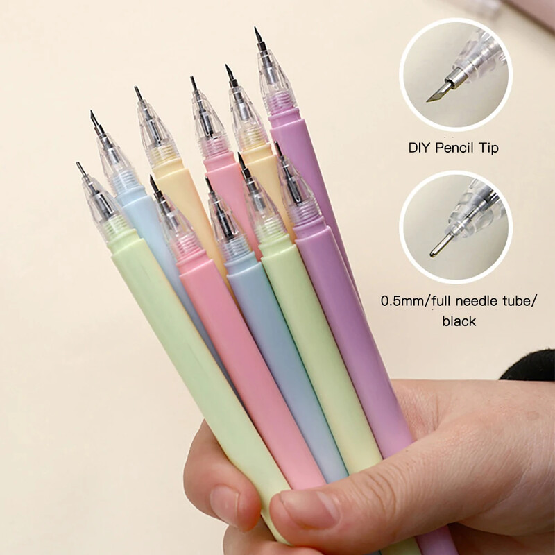 2db Kétfejű használati kés gél toll Vágó matricák Scrapbooking Vágás Kézzel Számláló Szerszám Iskolai barkácsolás kézműves kellékek