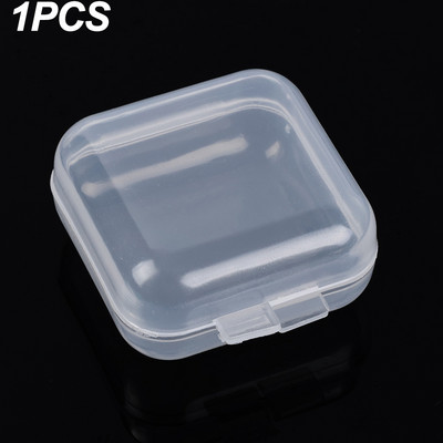 Φορητά διαφανή μίνι πλαστικά δοχεία Διαφανές κουτί αποθήκευσης αντικειμένων Χειροτεχνία Φαρμακευτικό βύσμα σκόνης ωτοασπίδα κοσμηματοθήκη συσκευασίας