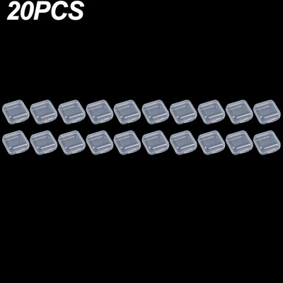 Φορητά διαφανή μίνι πλαστικά δοχεία Διαφανές κουτί αποθήκευσης αντικειμένων Χειροτεχνία Φαρμακευτικό βύσμα σκόνης ωτοασπίδα κοσμηματοθήκη συσκευασίας