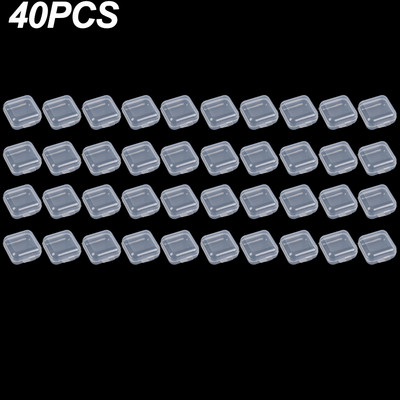 Φορητά διαφανή μίνι πλαστικά δοχεία Διαφανές κουτί αποθήκευσης αντικειμένων Χειροτεχνία Φαρμακευτικό βύσμα σκόνης ωτοασπίδα κοσμηματοθήκη συσκευασίας