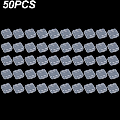 Φορητά διαφανή μίνι πλαστικά δοχεία Διαφανές κουτί αποθήκευσης αντικειμένων Χειροτεχνία Φαρμακευτικό βύσμα σκόνης ωτοασπίδα κοσμηματοθήκη συσκευασίας