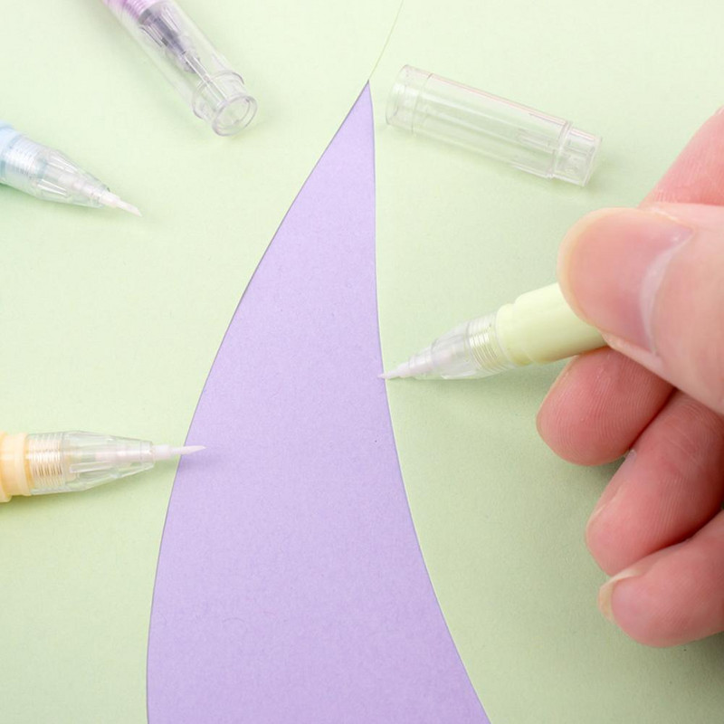 2Pcs/Set Craft Cutter Čvrsta glatka traka za pakiranje bez rubova Umjetnički rezač papira Školski pribor Rezač Olovka Olovka za rezanje papira