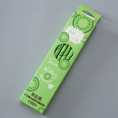 12 τεμ/κουτί Φρέσκα φρούτα μυθιστόρημα μολύβια καρπούζι φράουλα Γόμα μολυβιών Χαριτωμένα χαρτικά Παιδικά μολύβια Δώρο