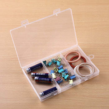 Пластмасови кутии за бижута Прозрачна кутия за инструменти Организатор за занаяти Съхранение Мъниста Гривна Кутии за бижута Правоъгълна кутия за опаковане
