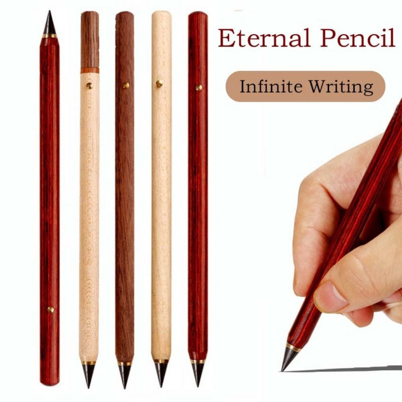 Δωρεάν μελάνη απεριόριστο μολύβι γραφής HB Infinite Writing Eternal Pencil Αντικατάσταση Μύτη στυλό Ανθεκτικό Σκίτσο γραφής