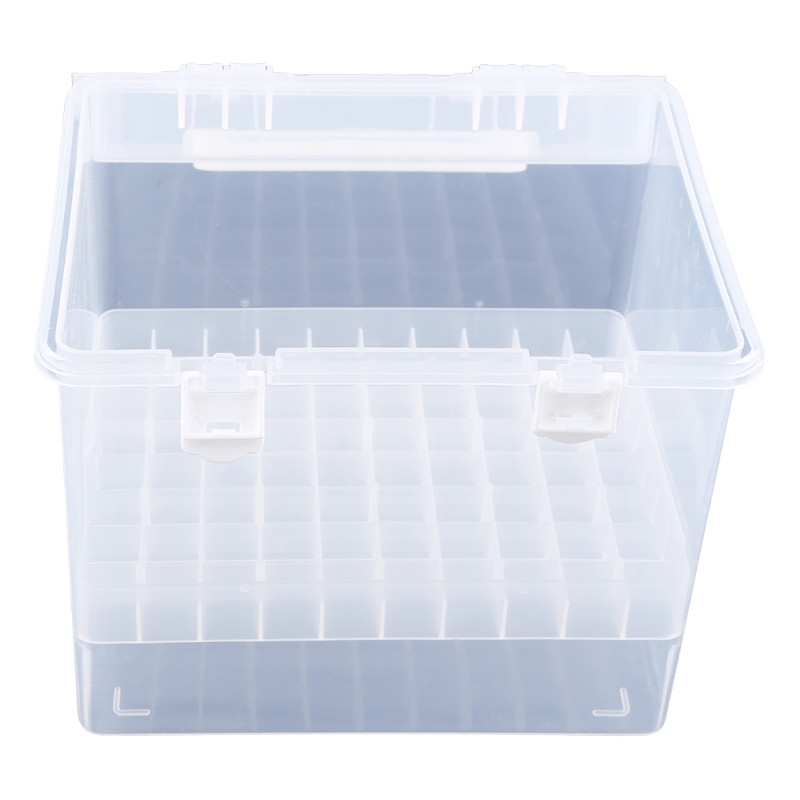 80 υποδοχές μαρκαδόρου Clear Plastic Carrying for Case Handheld Storage B