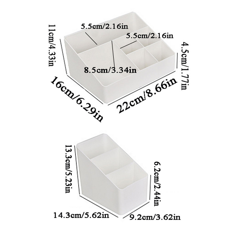 Creative Desktop Storage Box Πλαστική θήκη αποθήκευσης καλλυντικών Οργανωτής γραφείου Ins Φοιτητική θήκη για στυλό Κουτιά οργάνωσης χαρτικών