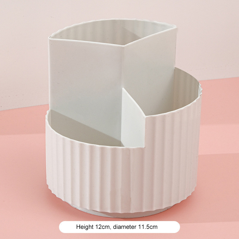 3-решетен настолен държач за писалка Пластмасов многофункционален калъф за молив Настолен органайзер за съхранение на писалка Офис Училищни консумативи за дома Поставка за писалка