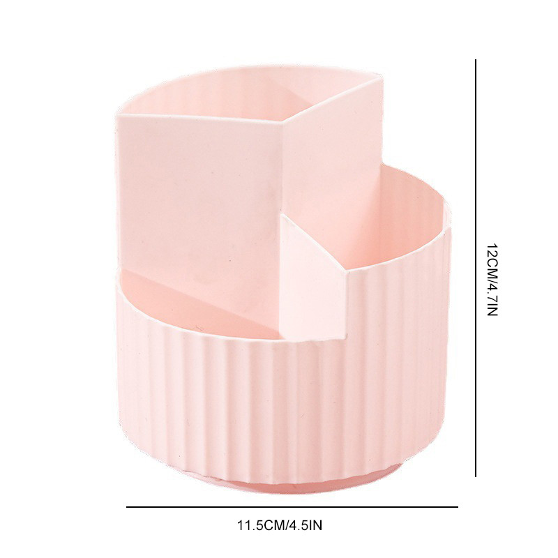 3-решетен настолен държач за писалка Пластмасов многофункционален калъф за молив Настолен органайзер за съхранение на писалка Офис Училищни консумативи за дома Поставка за писалка