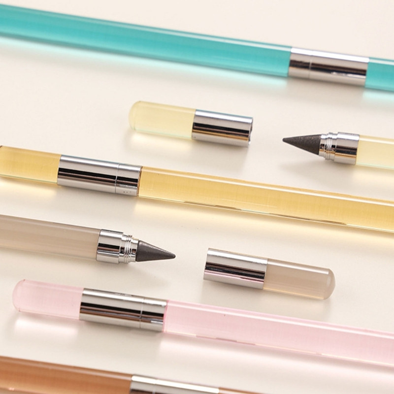 2 komada vječne olovke bez tinte Vječna olovka za višekratnu upotrebu 0,5 mm olovka Neograničena olovka za pisanje za studente umjetnike