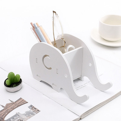 Creative Elephant Whale pliiatsihoidik Pintslihoidik Hoiukonteiner Laud Organisaator Kirjatarvete pliiatsihoidja Kontoritarbed