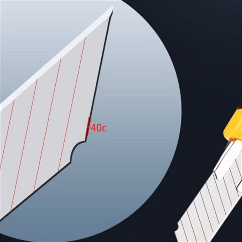 Nagy művészi kés nagy penge nehéz rozsdamentes acél vastagított többcélú tapéta kés szerszámkés írószer vágási kellékek