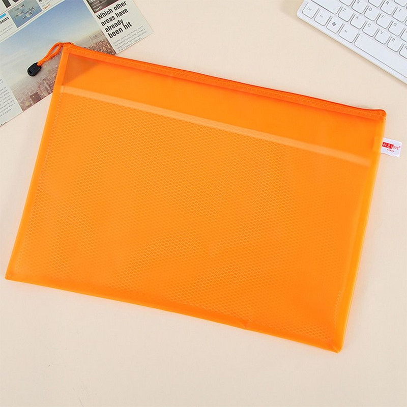 Popieriaus laikiklis skaidrus dokumentų maišelis užtrauktukas didelės talpos PVC pieštukų maišelis duomenų saugykla A4 failų maišelis Studentas