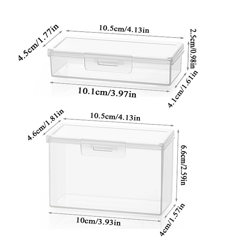 Hordozható utazási orvosság doboz pamut tampon tartó tok Detal Floss ékszer rendszerező tartály porálló ékszer kiegészítő doboz