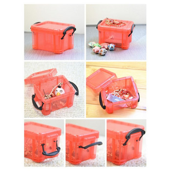 Candy Color Buckle Storage Box Desktop Sundries Organizer Cute Mini Jewelry Organizer Box Hair Clips Container